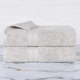 Rayon from Bamboo Cotton Blend Bath Towel Set of 2